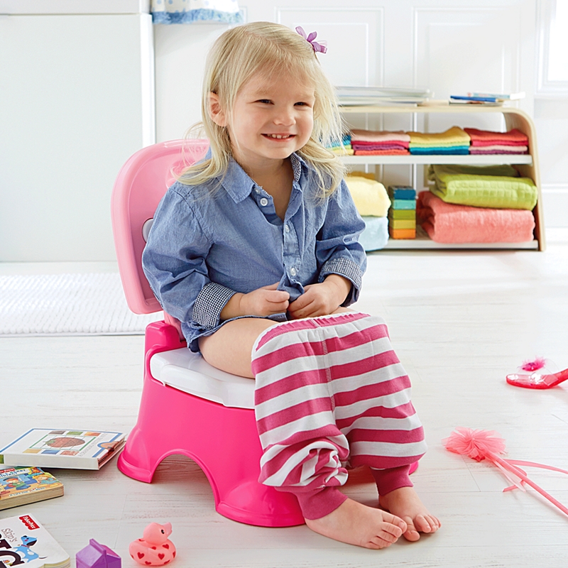 Fisher Price Royal Stepstool Potty - Pink Princess กระโถนเด็กฝึกขับถ่าย
