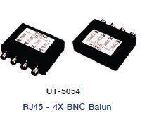 UT-5054 Shield RJ 45 Jack to 4 Port Female BNC Balun