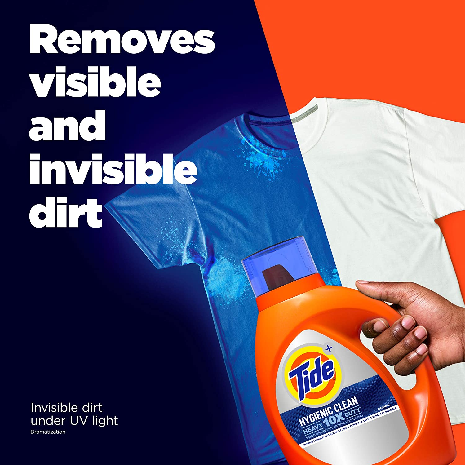 Tide Hygienic Clean Heavy 10x Duty Laundry Detergent Liquid Soap, Original Scent น้ำยาซักผ้า