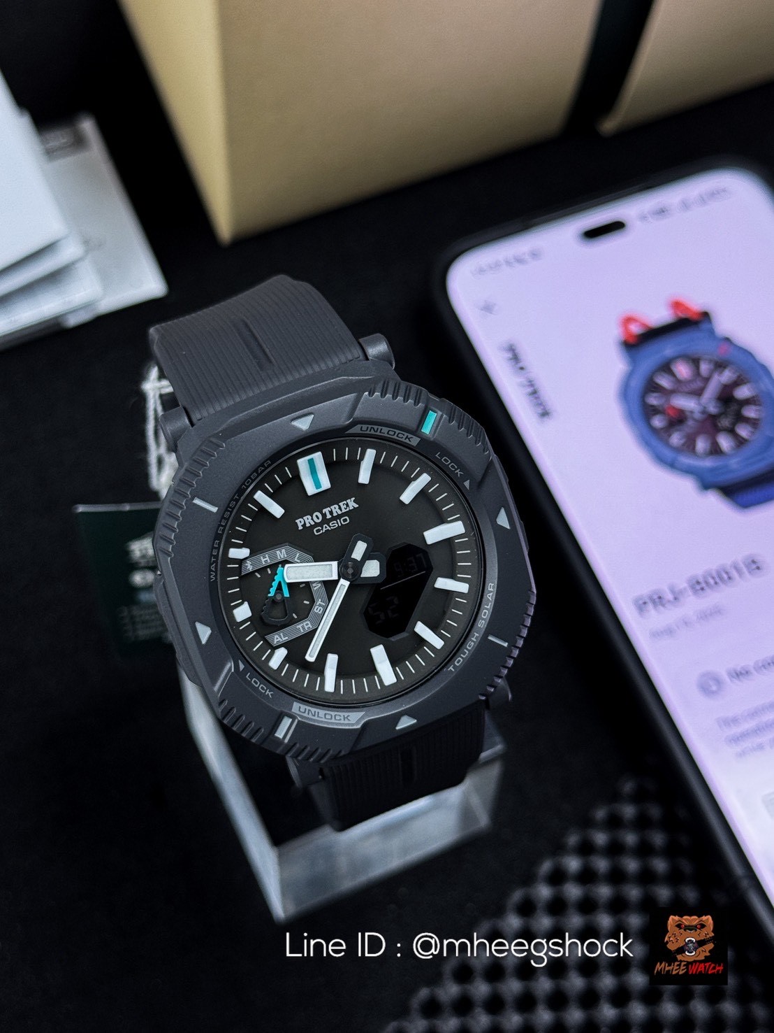 Casio PROTREK Hiker Line Bluetooth Solar Black color PRJ-B001-1