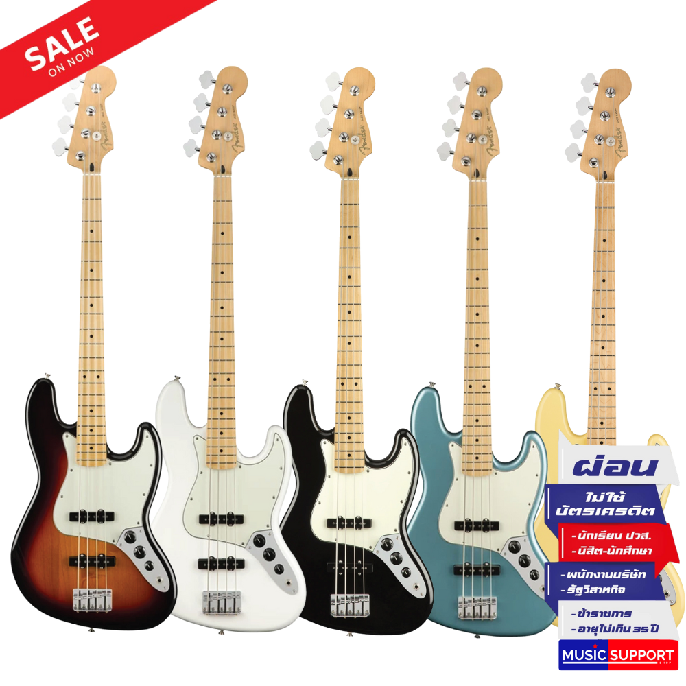เบสไฟฟ้า Fender Player Jazz Bass 4 String MN