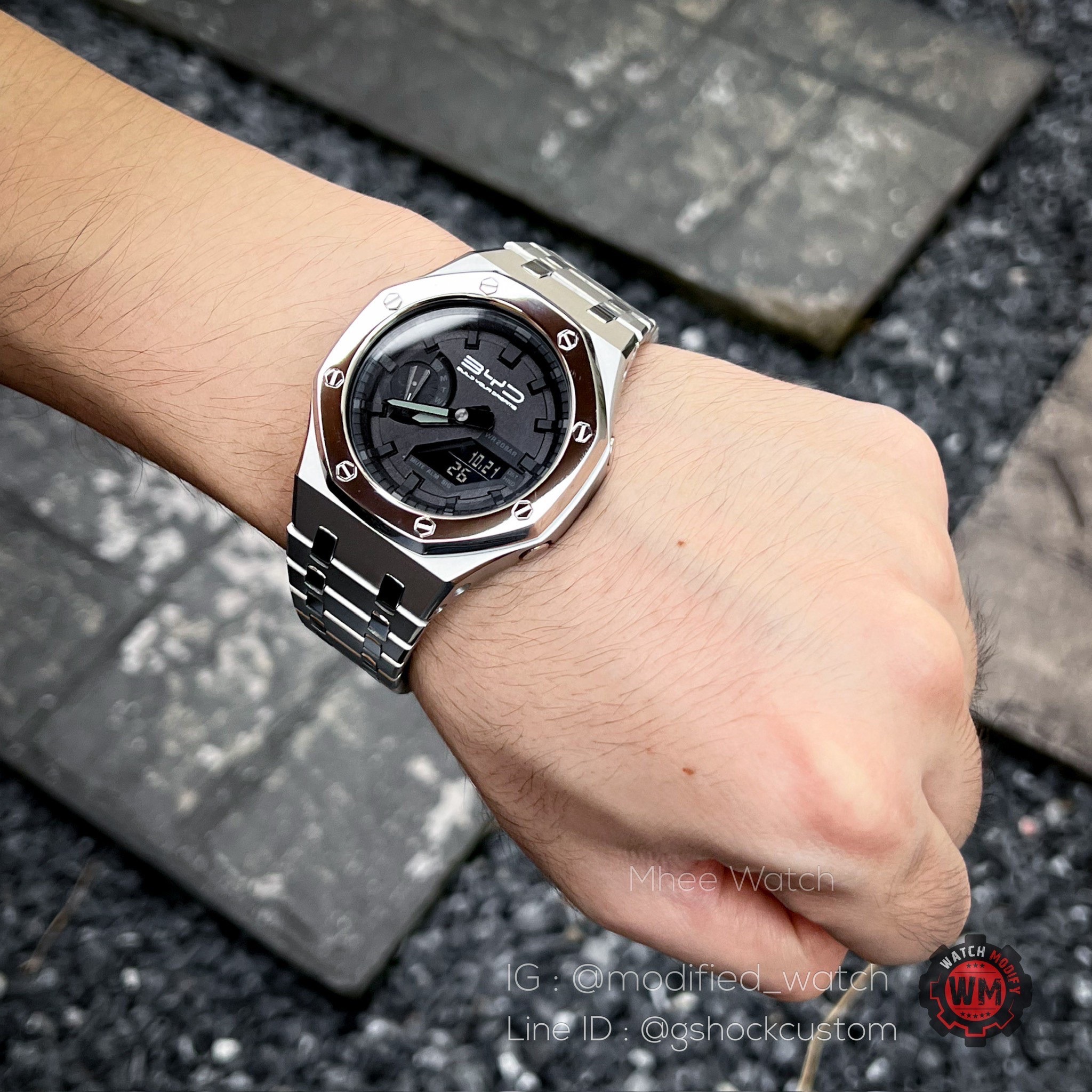 G-SHOCK Casioak Ga-2100 Model Customized Full metal BYD Build Your Dreams