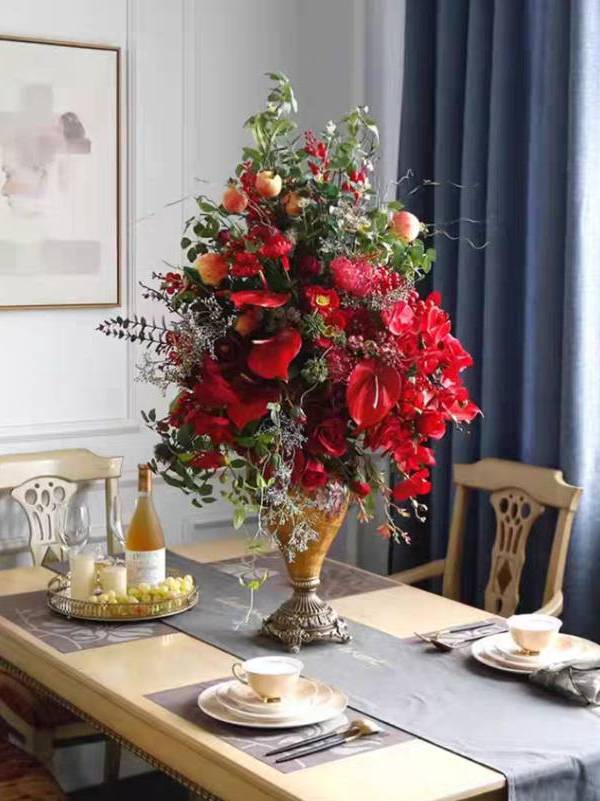CT211E050 DECHOME Flower ornaments แจกันดอกไม้ ตกแต่งบ้าน ของขวัญขึ้นบ้านใหม่ ของขวัญ