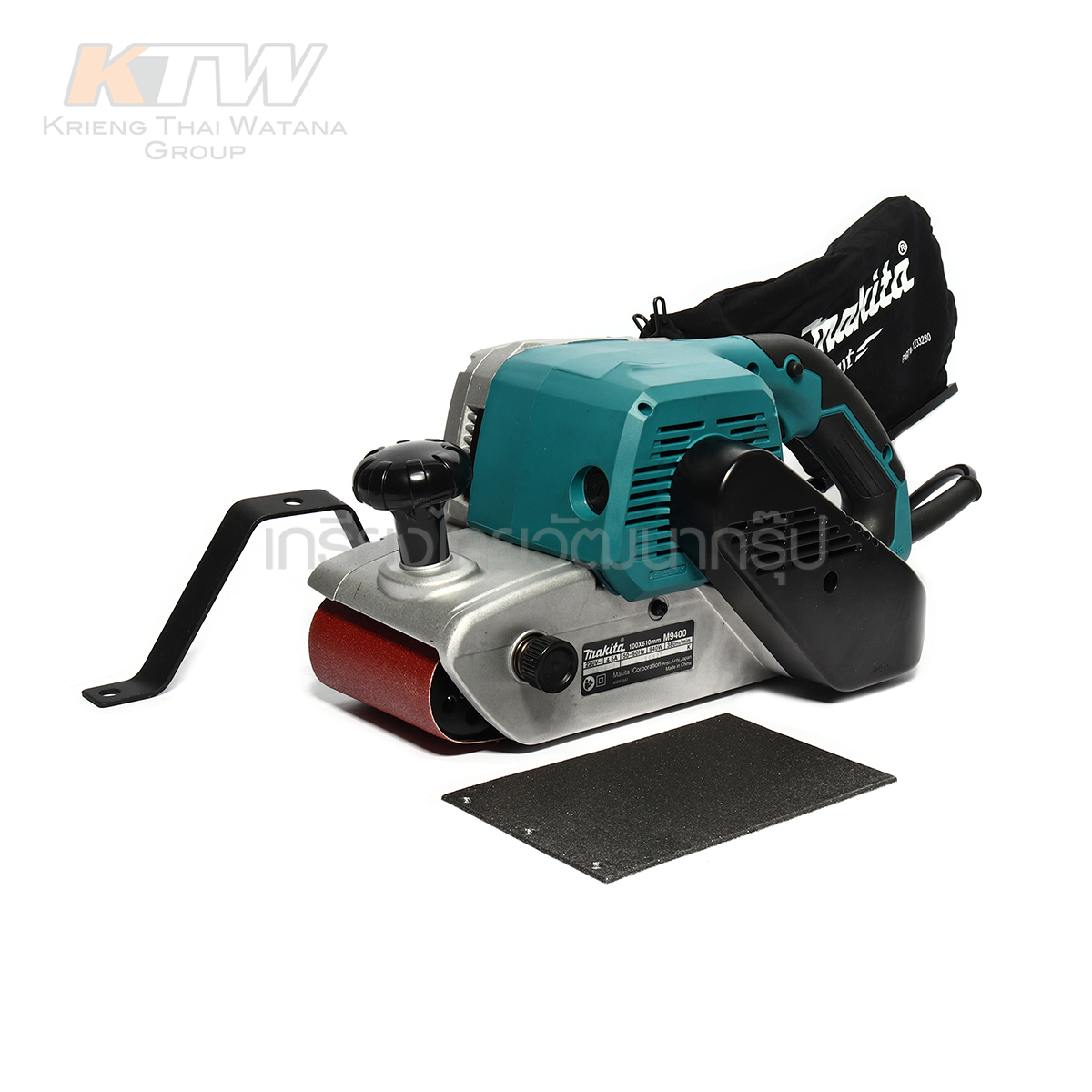 MAKITA เครื่องขัดกระดาษทรายสายพานไฟฟ้า ขนาดกระดาษทราย 100x610 มม. รุ่น M9400B