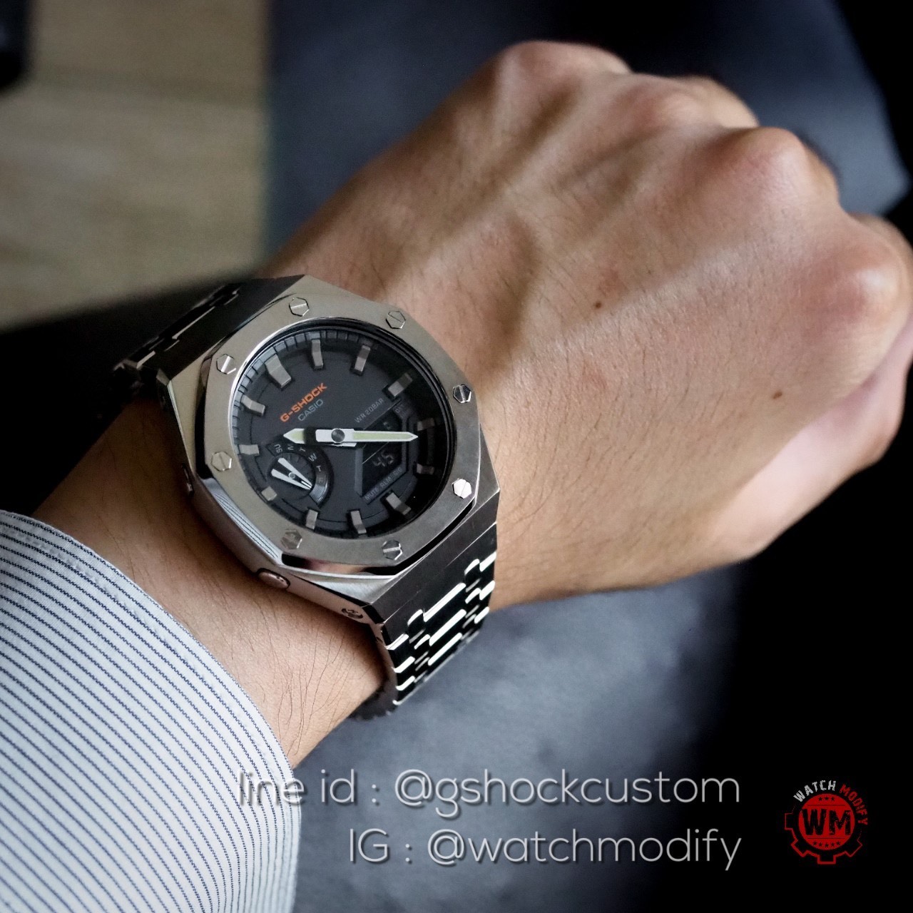 Casioak Ga-2100 หน้าAP Casioak Royal สายแบบUpgrade