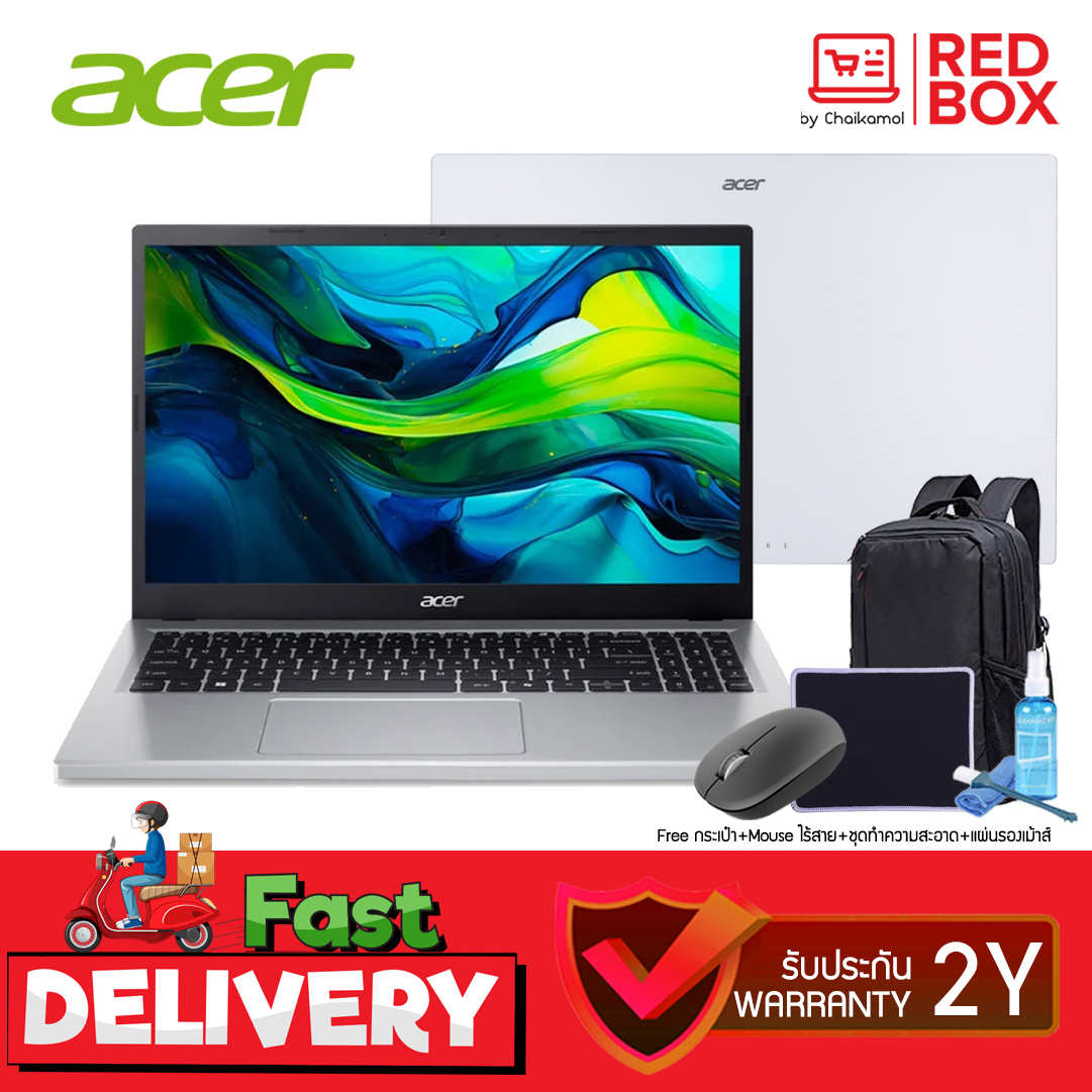 สินค้า ทำงานออฟฟิต ดูหนัง ฟังเพลง [i3+Ram8GB วินโดร์แท้] Acer Notebook ASPIRE GO AG15-31P-30EJ