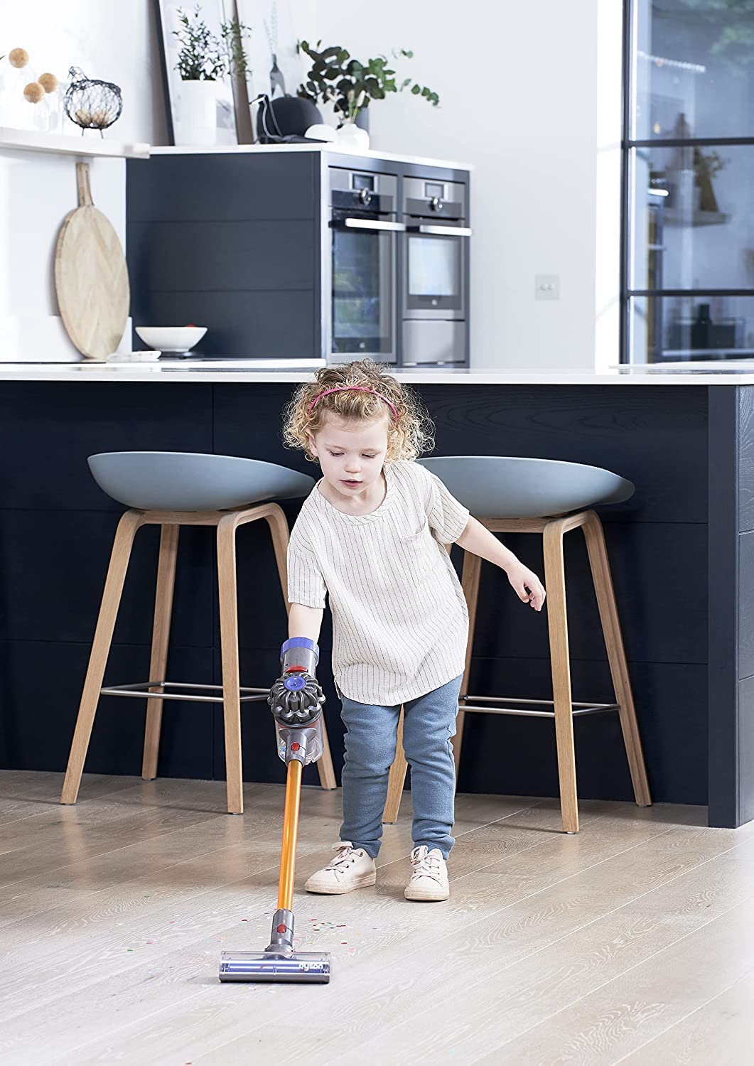 Dyson Cord Free Toy Vacuum เครื่องดูดฝุ่นของเล่นเด็กดูดฝุ่นได้จริง
