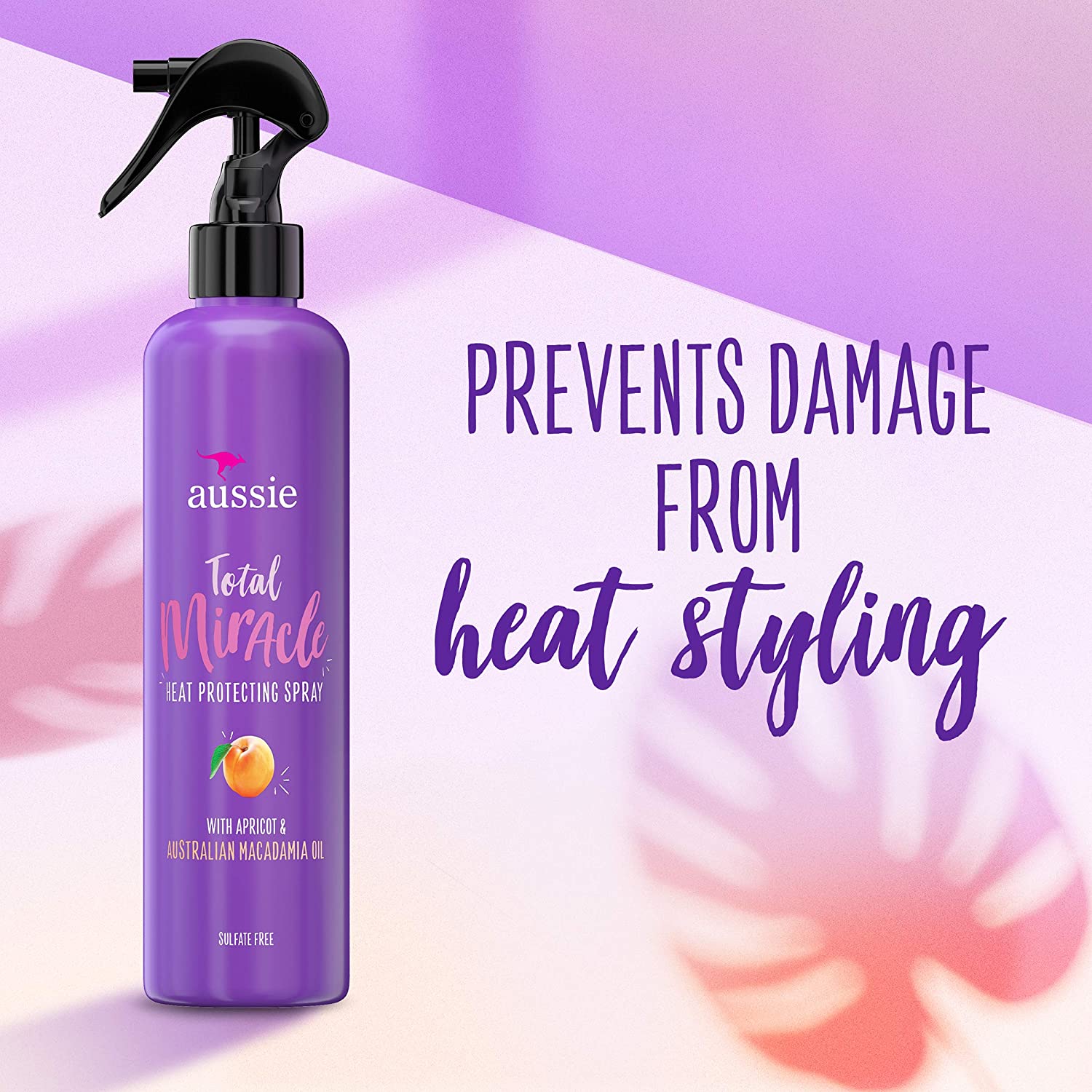 Aussie Total Miracle Heat Protectant Hairspray สเปรย์ปกป้องผมจากความร้อน