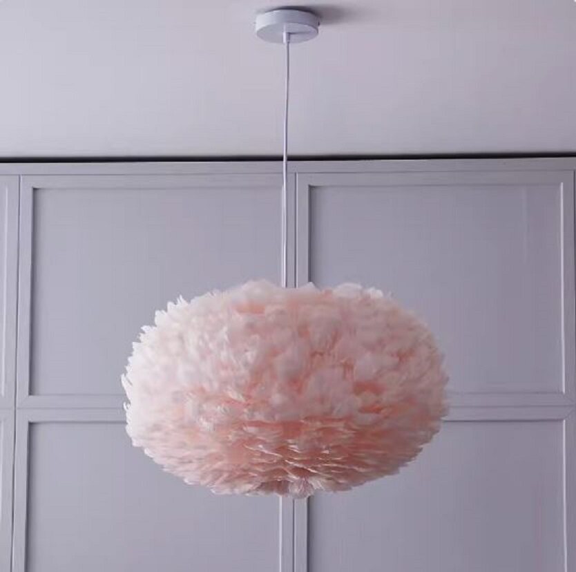 CT191A154 SOTMIA โคมไฟขนนก โคมไฟแต่งห้อง