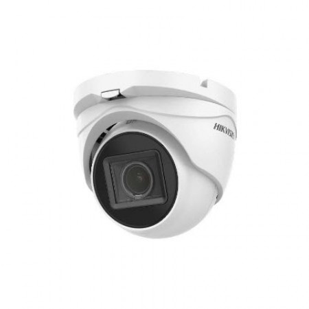 HIKVISION DS-2CE79H0T-IT3ZF(C) Analog Turret Camera 2.7mm to 13.5mm motorized varifocal lens, 5M CMOS high quality imaging, 40m IR distance, Water proof and Dust resistant IP67