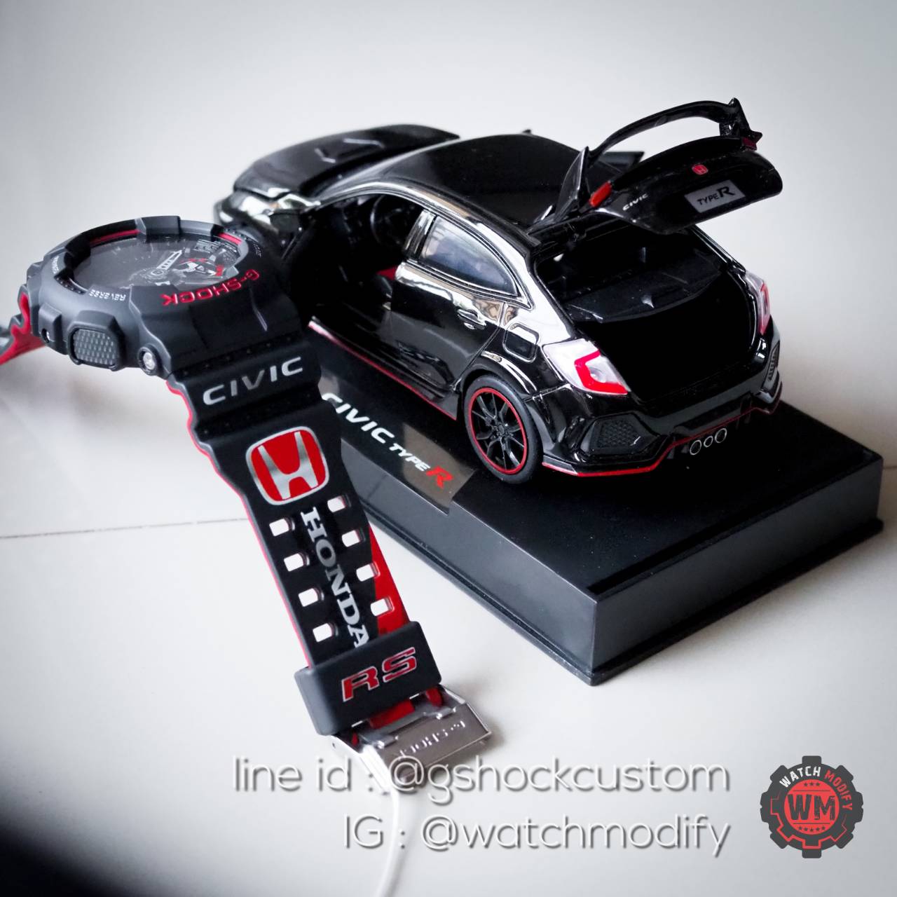 G-Shock Custom รุ่น GA-110HR Honda Civic