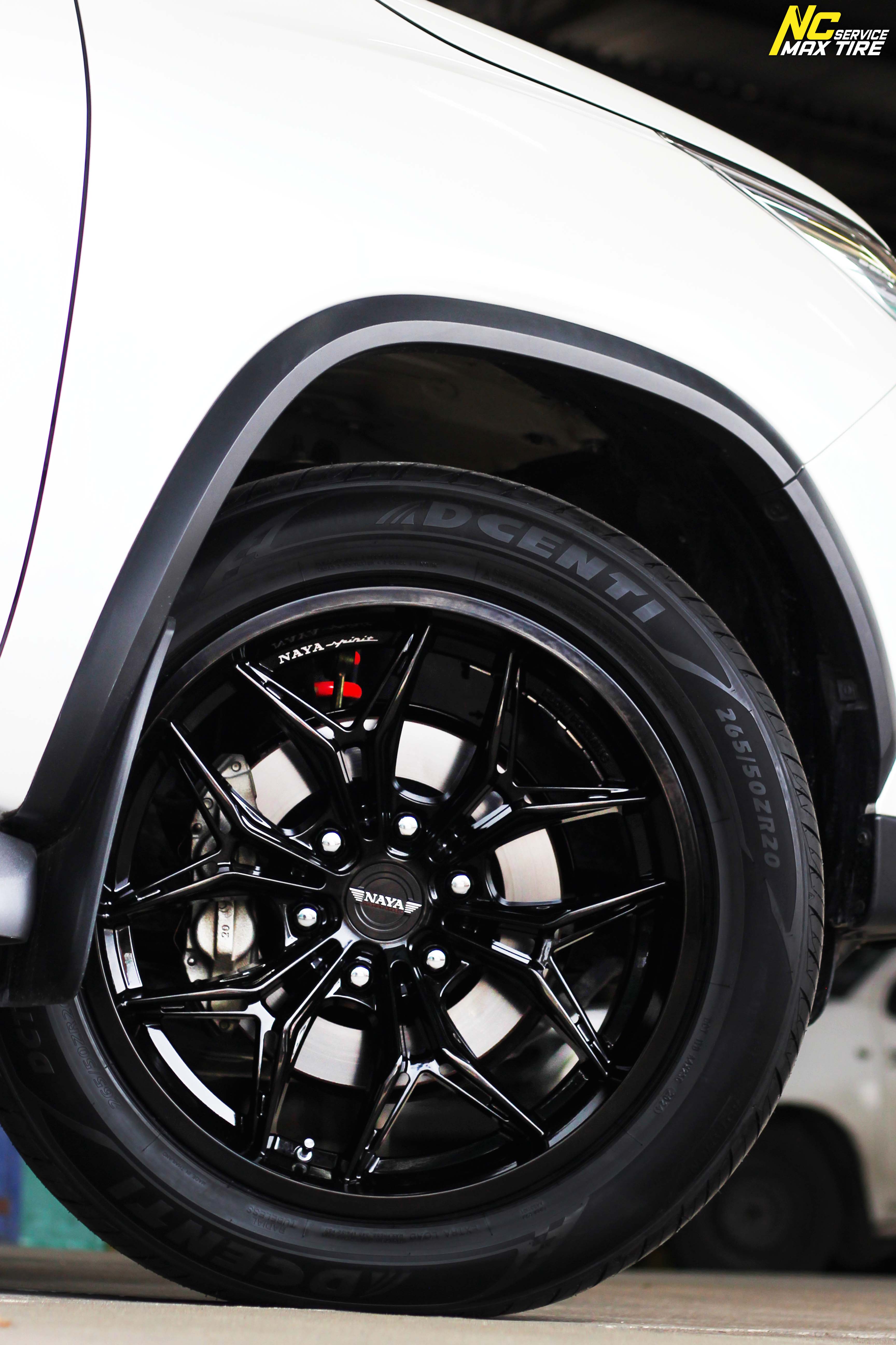 NCรีวิว.EP685 TOYOTA FORTUNER TRD NAYA Wheels : ALPHA-T63 20x9.5 6H139.7 ET0 ล้อแม็กสีดำเงาทั้งวง NCล้อแม็ก