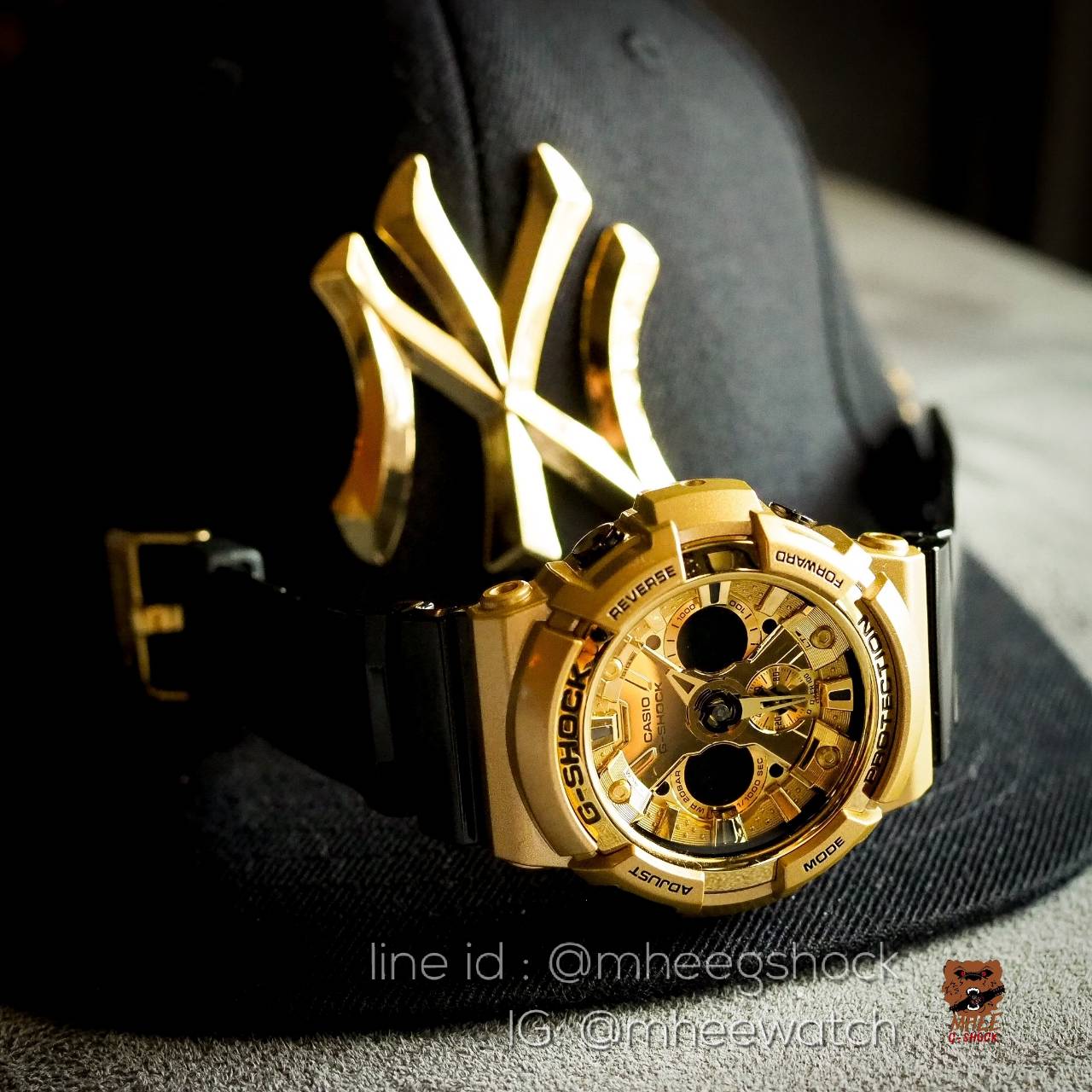 G-Shock รุ่น GA-200GD-9B2 ดำทอง ของแท้ ประกันศูนย์ CMG