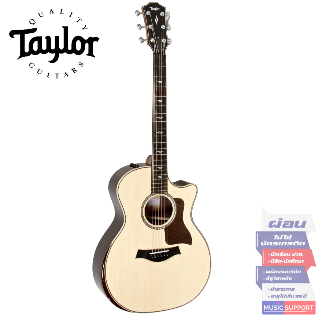 TAYLOR 814 CE V-CLASS [FREE CASE] กีตาร์โปร่งไฟฟ้า