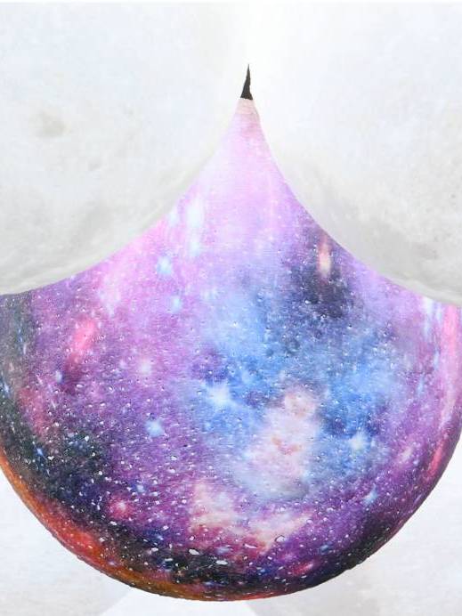 CT205A226 SOTMIA Nordic 3D Planet Moonโคมระย้าเด็ก ร้านอาหาร โคมไฟห้องนอน Bubble Ball ห้องนั่งเล่น