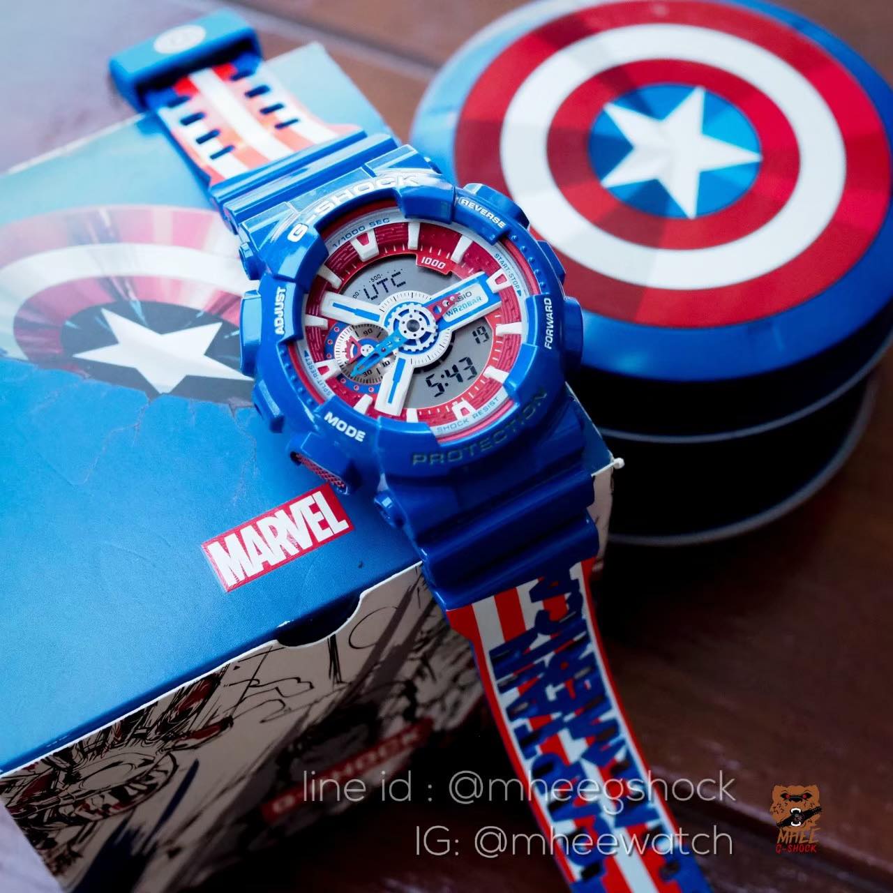 G-SHOCK Ga-110 Limited Captain America GA-110CAPTAIN-2PR