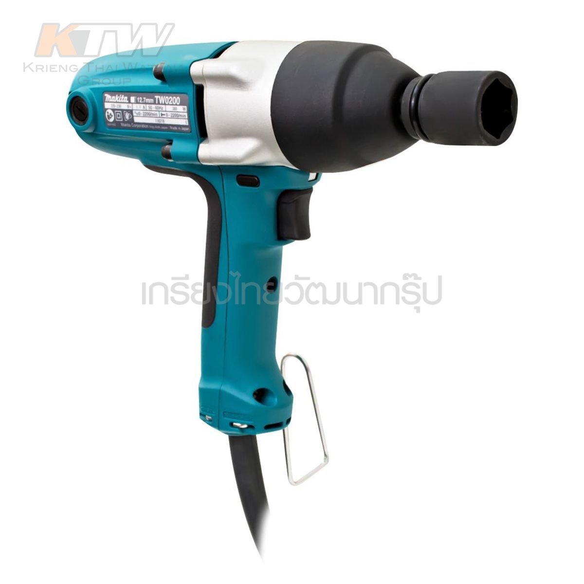 MAKITA เครื่องขันน๊อตไฟฟ้า SQ ขนาด 1/2นิ้ว แรงบิดสูงสุด 200 NM และ 350 NM รุ่น TW0200 และ TW0350