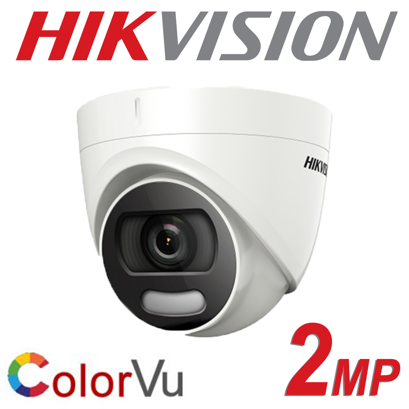 2 MP ColorVu Dome รุ่น DS-2CE72DFT-F