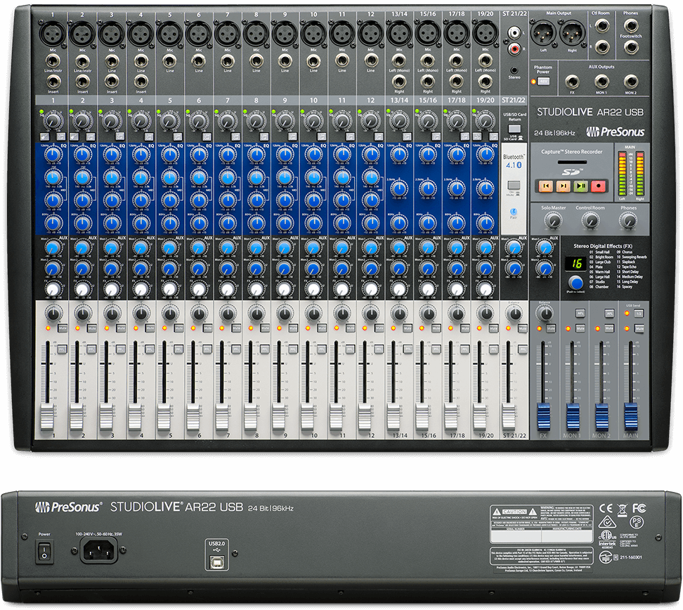 มิ๊กเซอร์PreSonus StudioLive AR22 USB