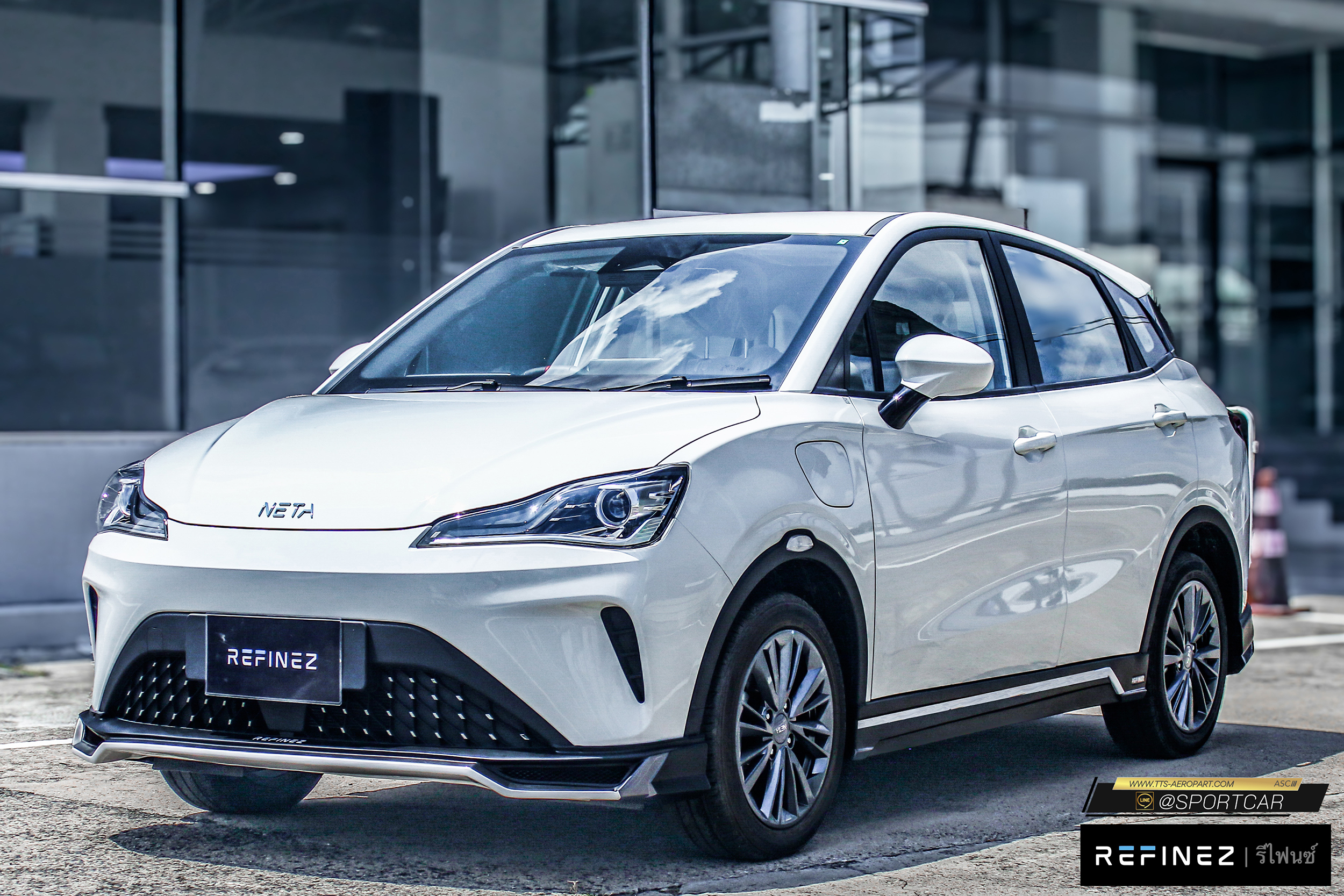 ชุดแต่ง NETA V-II 2024 2025 ทรง REFINEZ by ASC - Neta V 2024 2025, Neta V-ll แต่งสวย, สเกิร์ตรอบคัน Neta V 2024, ของแต่ง NETA V-II, Neta V ใหม่ล่าสุด