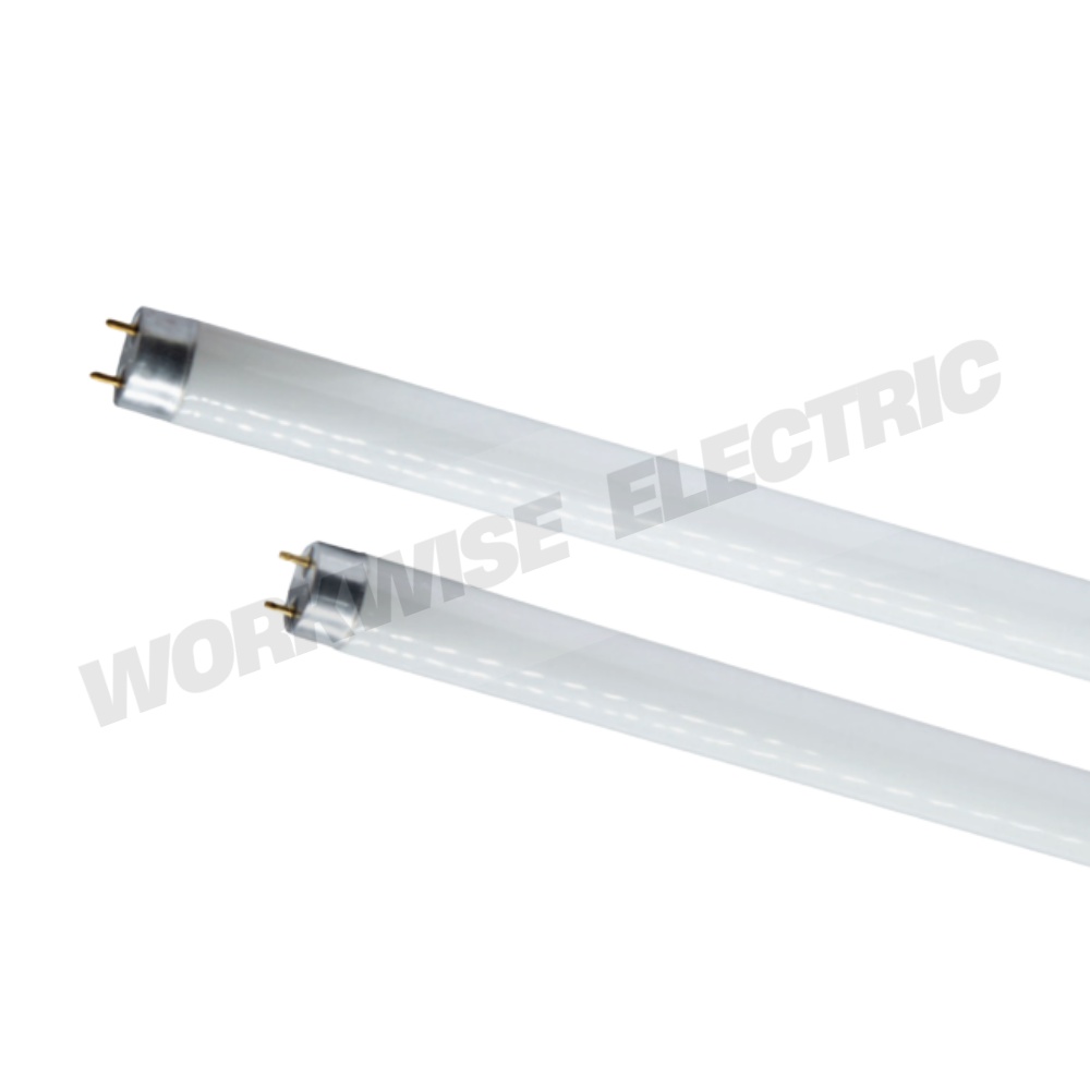 "DAKO" F10BL หลอดนีออน LIGHT BLACK LIGHT ( WHITE COLOUR TUBE ตัวหลอดสีขาว ) T9 10W 365NM ความยาว 345 mm. เส้นผ่านศูนย์กลาง 25 mm. CAP G13