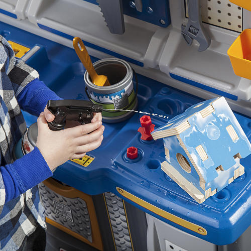 Step2 Just Like Home Workshop Big Builders Pro Workshop Playset ชุดของเล่นช่างจำลอง