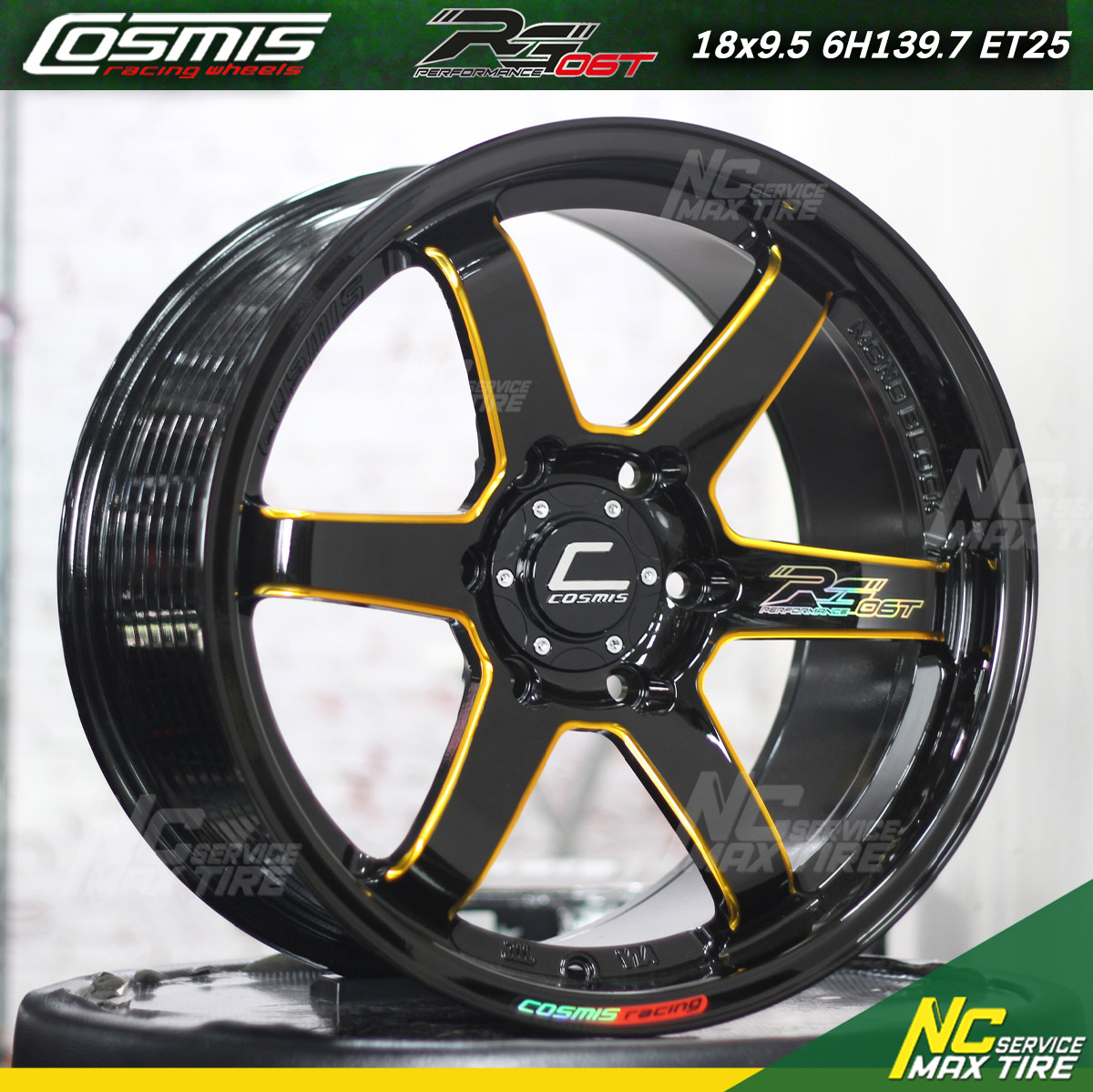 ล้อแม็กขอบ18 / Cosmis / RG-06T / 18x9.5 6H139.7 ET25 / 18x10.5 6H139.7 ET30