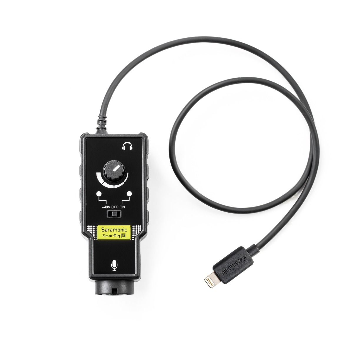 Saramonic SmartRig DI อินเทอร์เฟซเสียงไมโครโฟน XLR,6.3มม.,TRS 3.5มม.1 ช่อง ใช้ได้กับ iOS Lightning