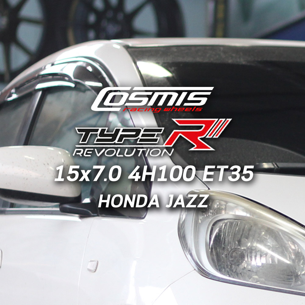 [ NCรีวิว.EP345 ] Honda Jazz กับล้อแม็กขอบ15 Cosmis Type-R ดำเงา