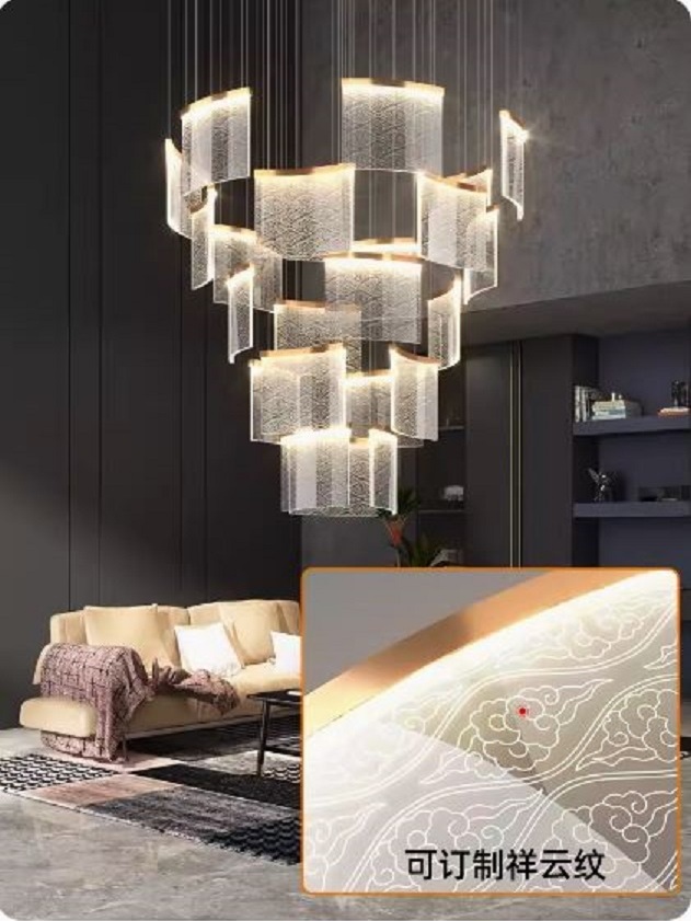 CT206A243 SOTMIA chandelier โคมไฟระย้าโมเดิร์น โคมไฟโถงบรรได Nordic Light