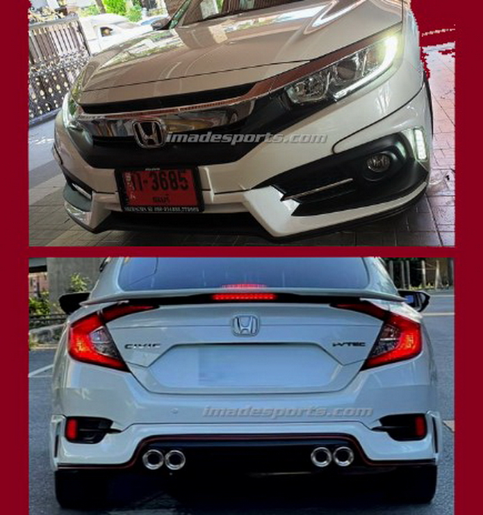 ชุดแต่ง Civic FC ULTIMATE (Build in ท่อคู่) 2016-2018