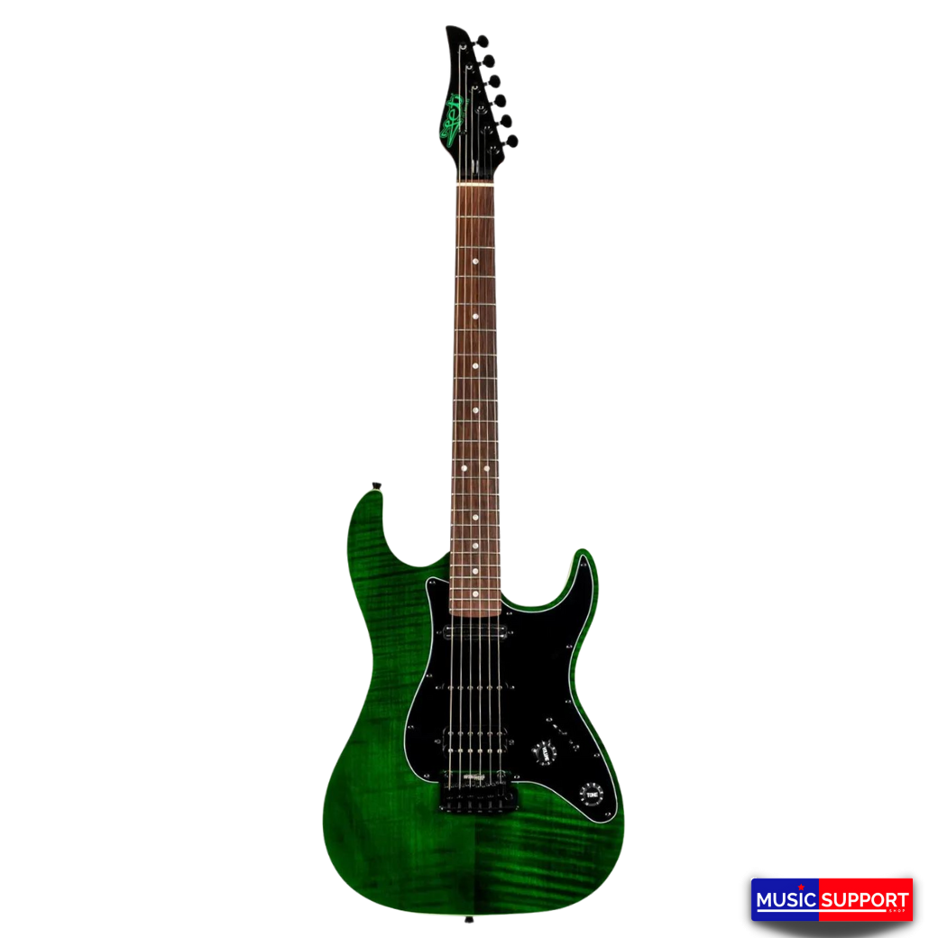 JET JS-450 TRANSPARENT GREEN กีตาร์ไฟฟ้าทรง Stratocaster