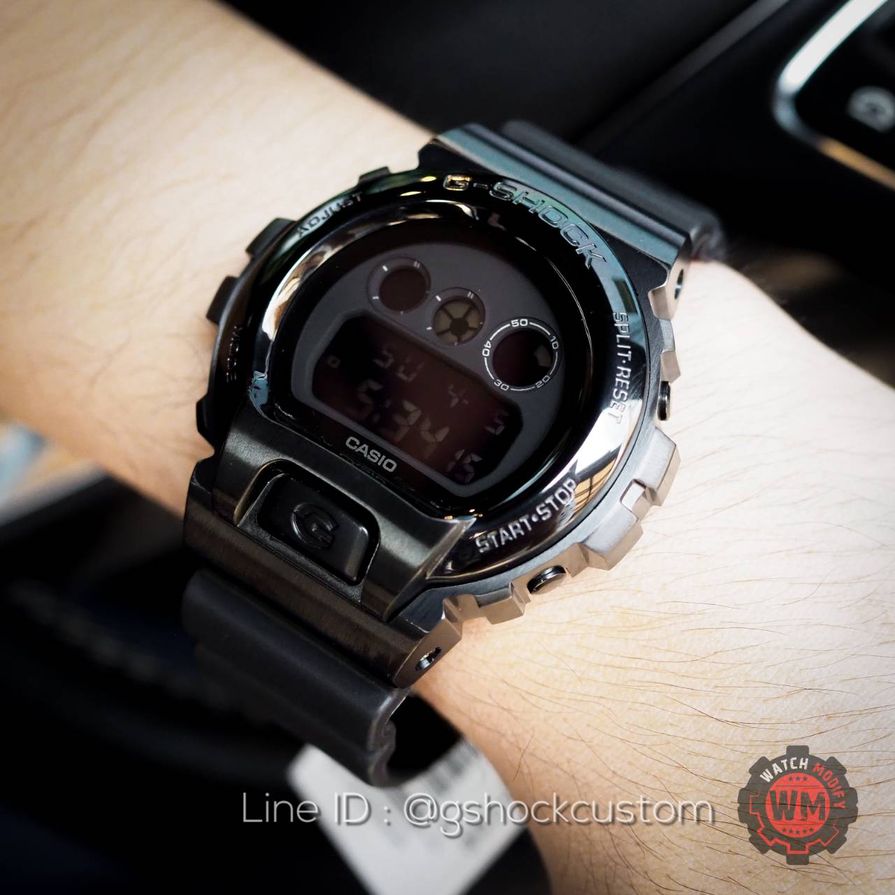 G-Shock Custom DW-6900 รมดำMetal