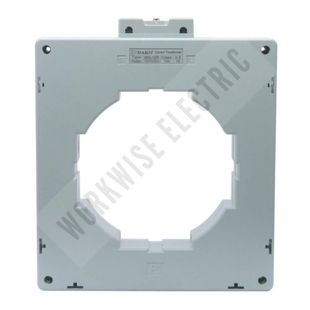 "DAKO" MSQ-125R CT แบบคล้องสาย CLASS 0.5 1000/5A , 1200/5A , 1500/5A , 2000/5A, 3000/5A หม้อแปลงกระแสไฟฟ้า เคอเร้นทรานฟอร์เมอร์ ซีทีแบบร้อยสาย ( MSQ SERIES CURRENT TRANSFORMER )