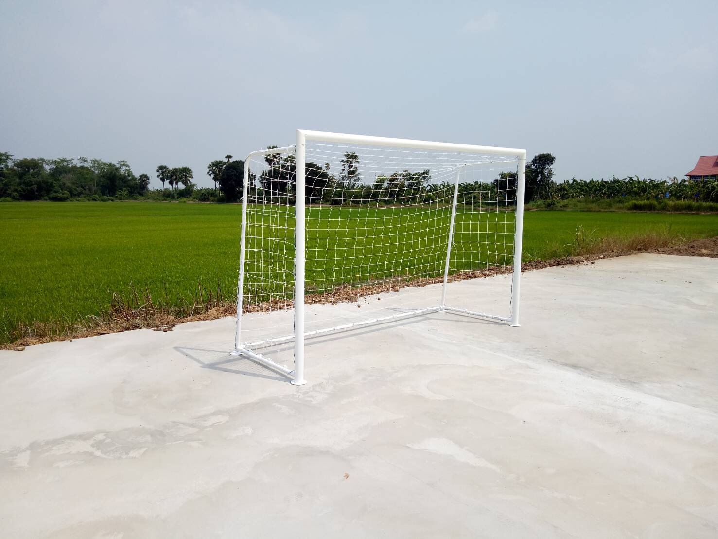 G16 เสาประตูโกว์ฟุตซอล มาตรฐานแข่งขัน (รวมตาข่าย)