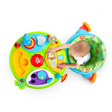 Bright Starts Around We Go Zippity Zoo โต๊ะกิจกรรมและเก้าอี้หัดเดินยอดฮิต (สินค้าขายดี)