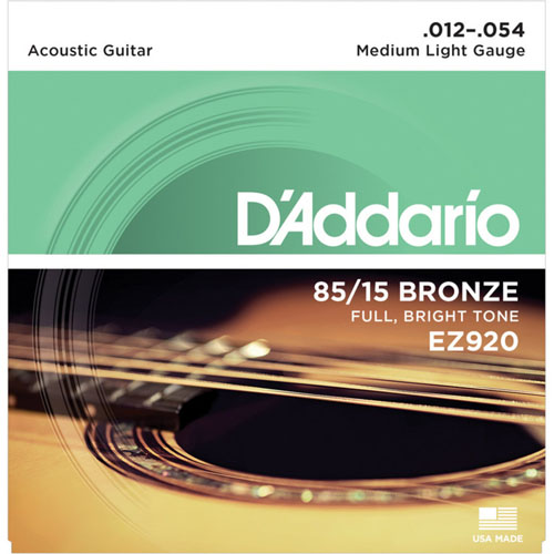สายกีตาร์โปร่ง D'Addario EZ920 เบอร์ 12-54