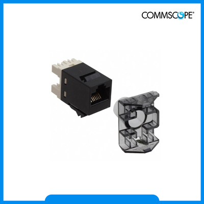 AM-3600-02 CAT 6 RJ45 Modular Jack, Black Color