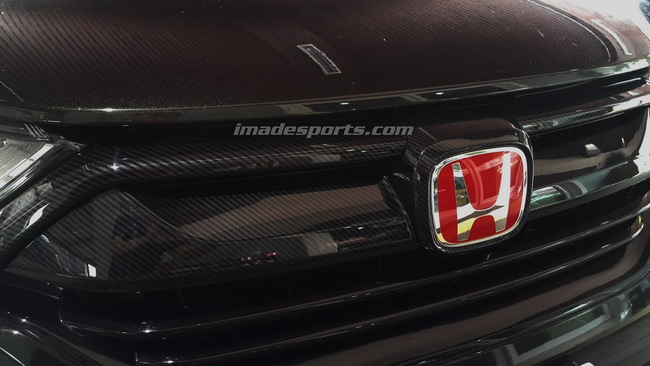 Logo H Type R สปอร์ตหน้า หลัง และพวงมาลัย (ดำ/แดง/ดำ-แดง)