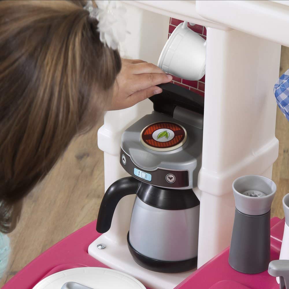 Step2 Great Gourmet Kitchen Pink ของเล่นชุดครัวจำลอง เสริมทักษะด้านจินตนาการ