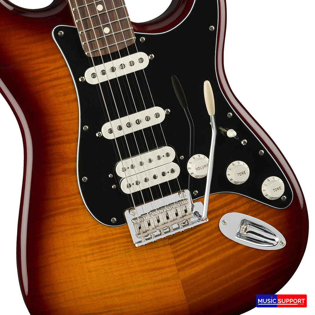 กีตาร์ไฟฟ้า Fender Player Stratocaster®HSS Plus Top - PF - Tobacco Sunburst