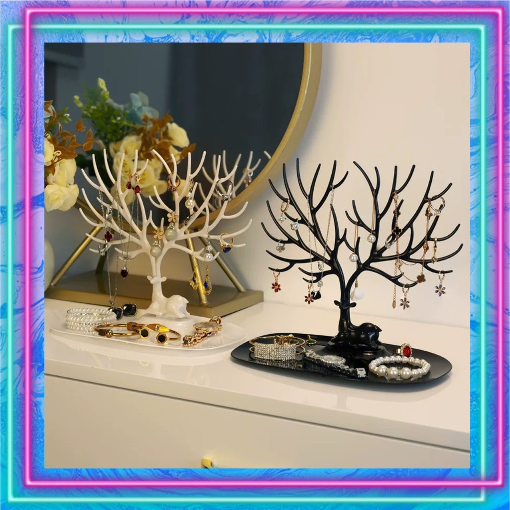 TS061D037 HOMMY แท่นแขวนต่างหู แท่นแขวนหูฟัง แขวนต่างหู ที่แขวนต่างหู แท่นต่างหูเขากวาง ที่ห้อยกุญแจ