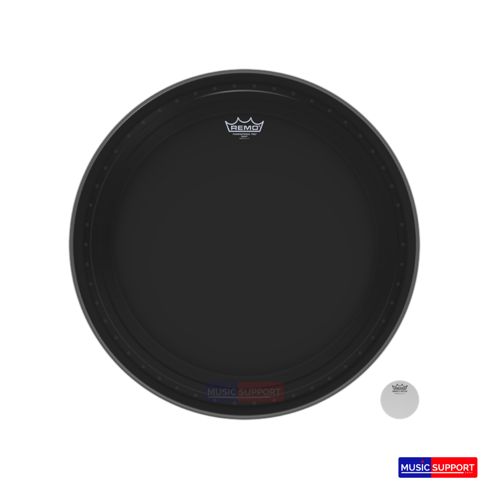 หนังกลอง Remo Powerstroke Pro Ebony