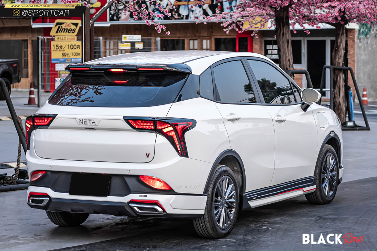 ชุดแต่ง NETA V Sport 2023 2022 ทรง Black Race, Neta V แต่งสวย, สเกิร์ตรอบคัน Neta V, ของแต่ง NETA V