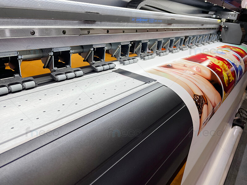 เครื่องพิมพ์อิงค์เจ็ท พิมพ์สติ๊กเกอร์ เครื่องปริ้น ป้าย โลโก้ ฉลากสินค้า เครื่องไวนิล MicroTFP PrecisionCore Eco Solvent inkjet printer