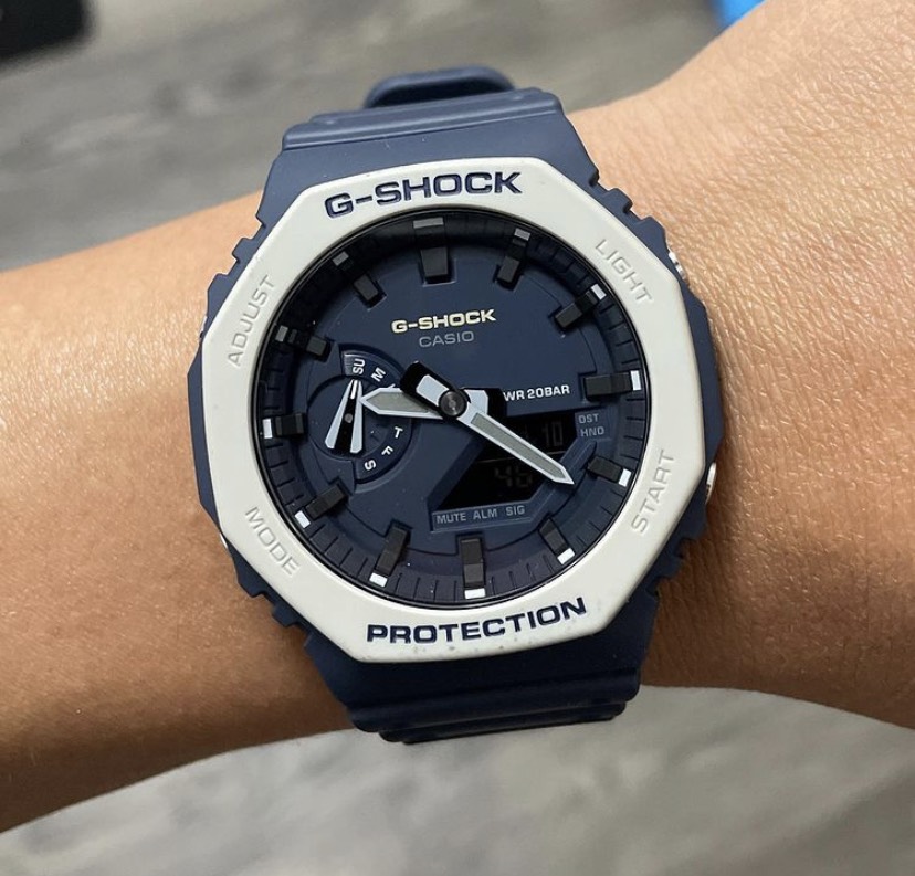 G-Shock Ga-2110ET-2A หน้าAPสีNavy Blue Grey รุ่นใหม่ล่าสุด
