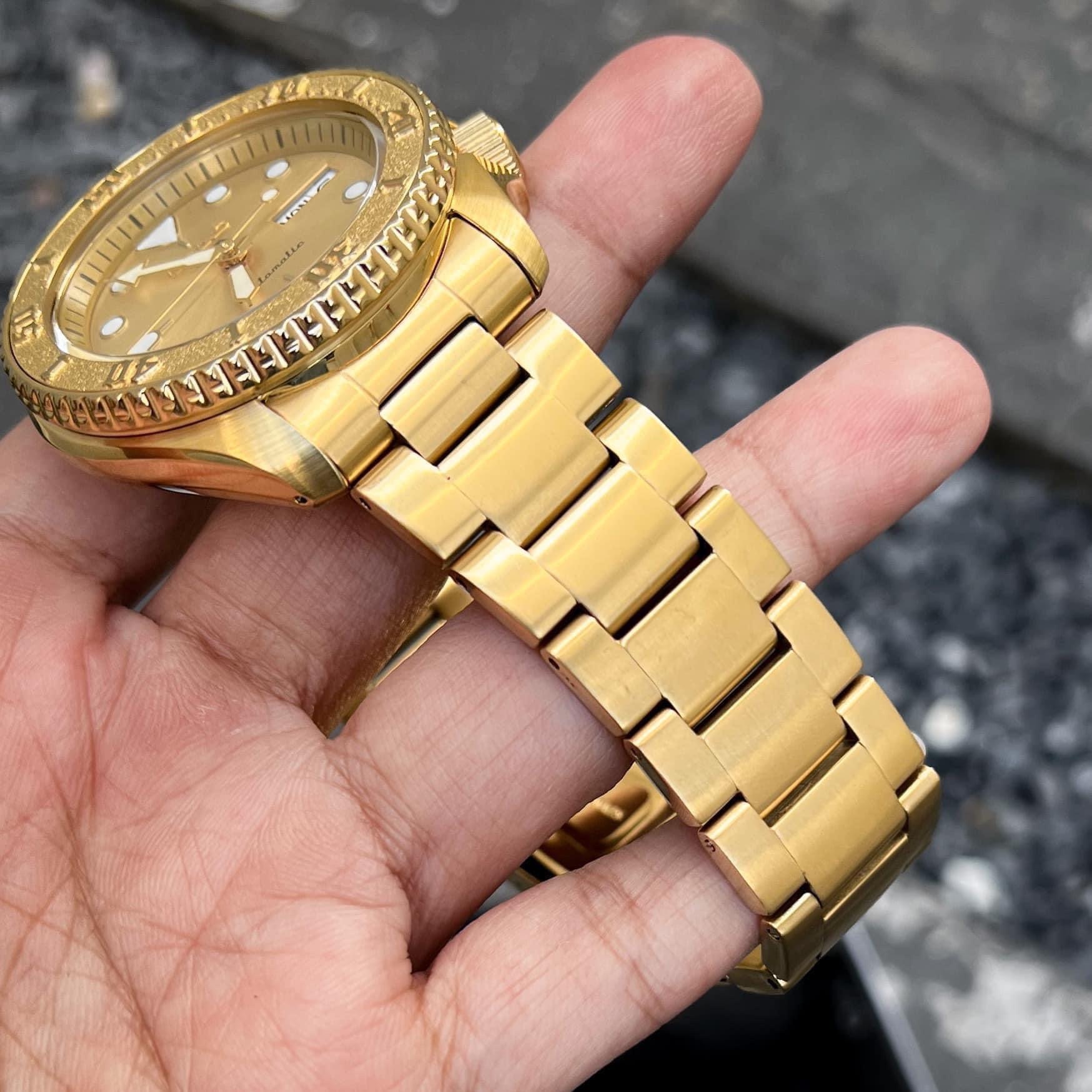 Seiko New 5Sport Gold ทองทั้งเรือน