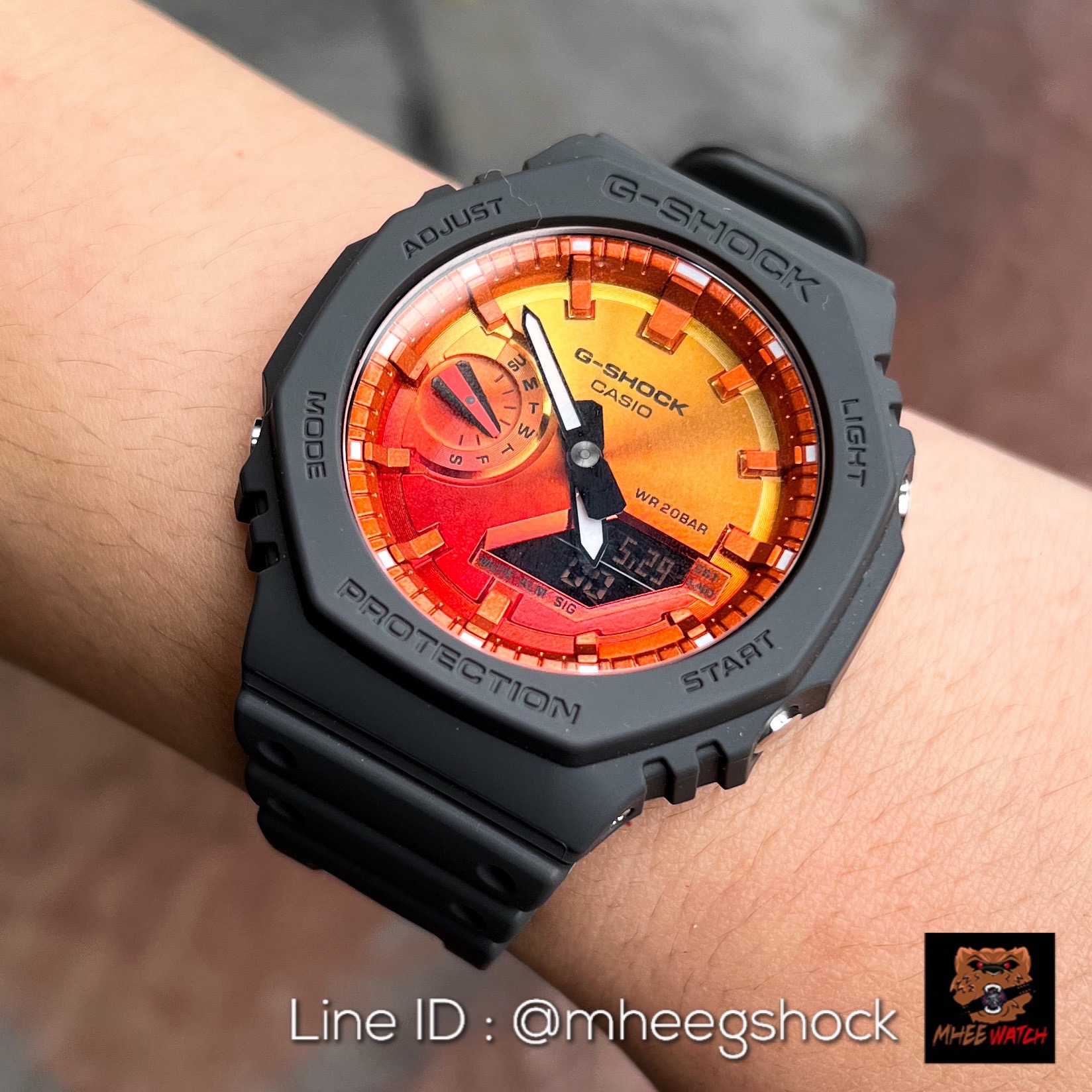 G-Shock Fire Dial Carbon Core Guard Original 100%