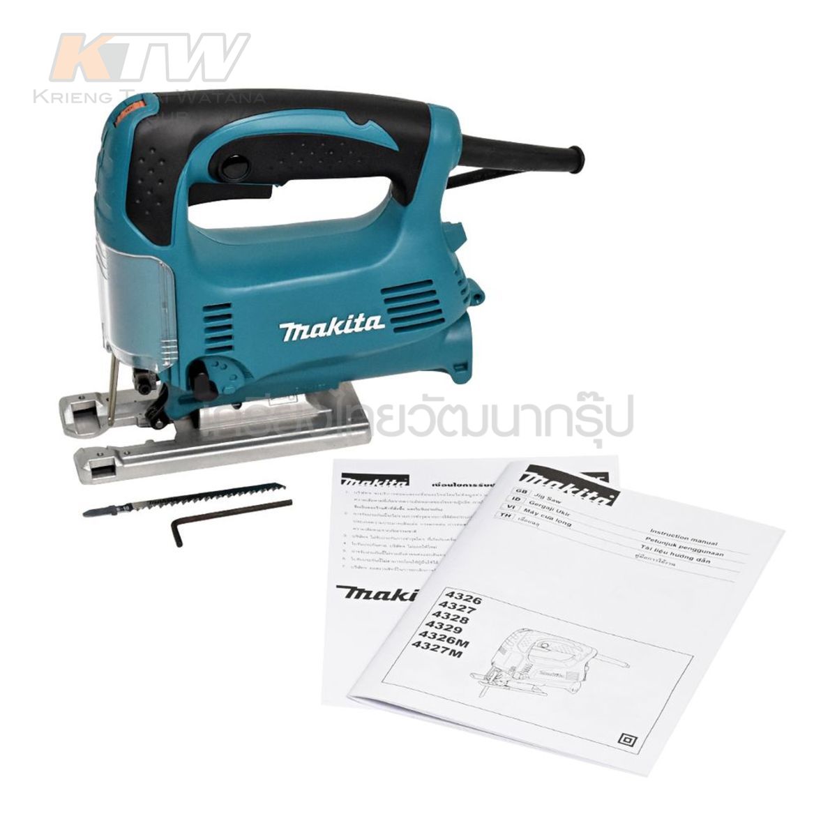 MAKITA เลื่อยจิกซอร์ปรับรอบแบบเตะ B-TYPE รุ่น 4329