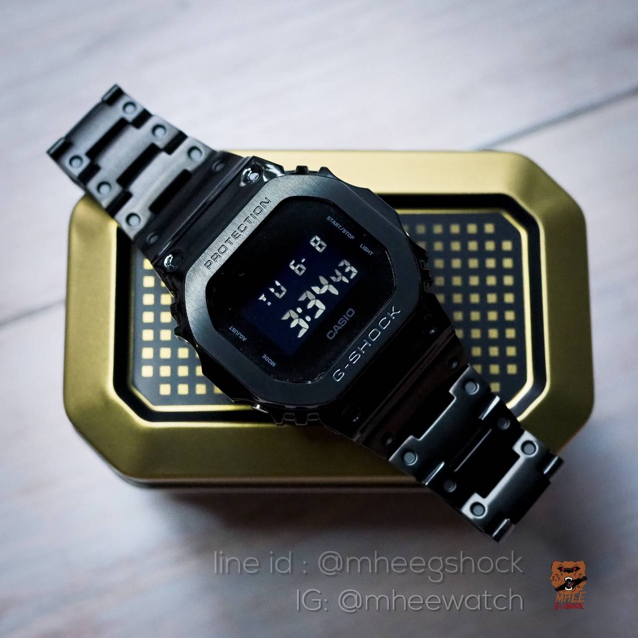 G-Shock Custom รมดำ Full Metal